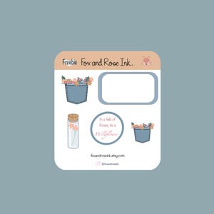 Mini Wildflower Sticker Sheet