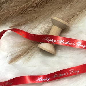 16 mm Happy Father’s Day Ribbon| Happy Mother’s Day Personalized Printed Ribbons for Any Occasion