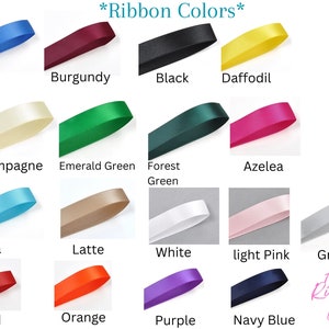 25mm Personalized Printed Ribbons for Any Occasions Customized Ribbon for Business Branding, Wedding Favours, Baptism Souvenirs image 5