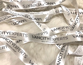 25mm Personalized Printed Ribbons for Any Occasions | Customized Ribbon for Business Branding, Wedding Favours, Baptism Souvenirs
