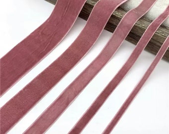 10mm Luxurious Velvet Ribbons 5 yards for Any Occasion | 3/8” Velvet Ribbons for Sewing Projects | 5 yards Wedding Ribbons