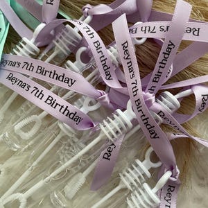 Bulles d&#39;anniversaire assemblées personnalisées |  Cadeaux baguette magique pour fête d&#39;anniversaire