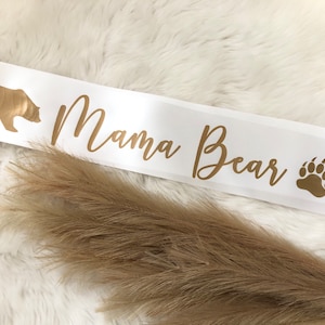 Baby Shower Sash| Mama Bear| Gender Reveal Sash| Soon To be Mom