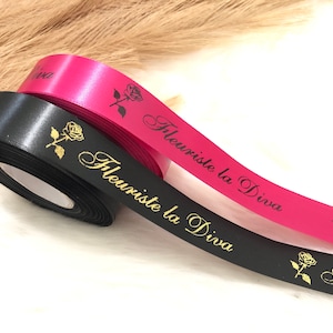 25mm Personalized Printed Ribbons for Any Occasions Customized Ribbon for Business Branding, Wedding Favours, Baptism Souvenirs image 4