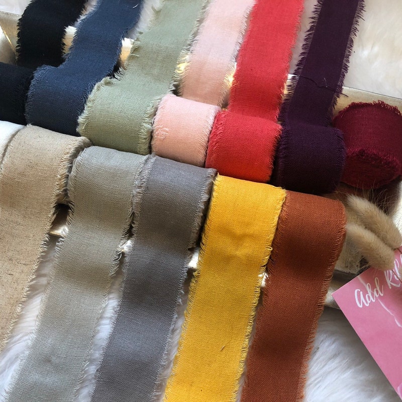 Linen Ribbon - Etsy