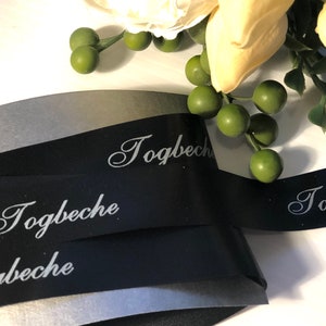 25mm Personalized Printed Ribbons for Any Occasions Customized Ribbon for Business Branding, Wedding Favours, Baptism Souvenirs image 7