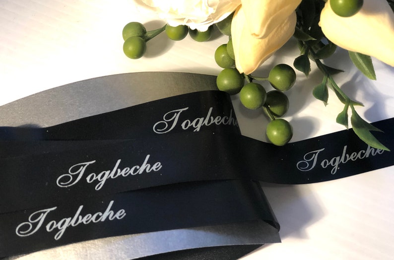 25mm Personalized Printed Ribbons for Any Occasions Customized Ribbon for Business Branding, Wedding Favours, Baptism Souvenirs image 7