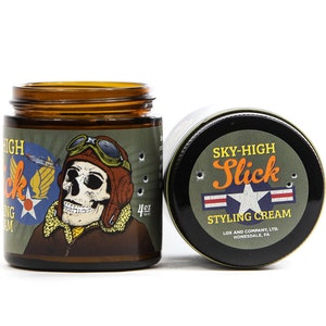 All Natural Men&#39;s Hair Styling Cream: Orange &#39;n Cream Scent