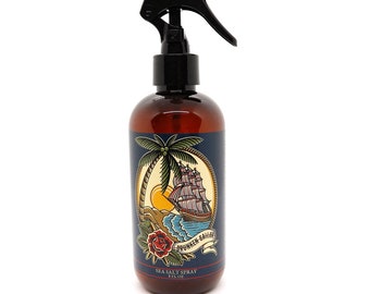 Hawaiian Sea Salt Texturizing Spray: Beach Waves, Curl Enhancer (8oz)