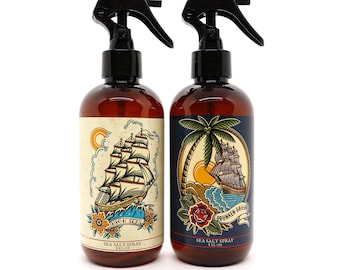 Sea Salt Texturizing Spray Set: Natural Beach Waves, 8oz