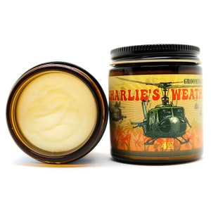 Charlie&#39;s Weather All Natural Hair Grooming Cream: Soft Pomade, Medium Hold