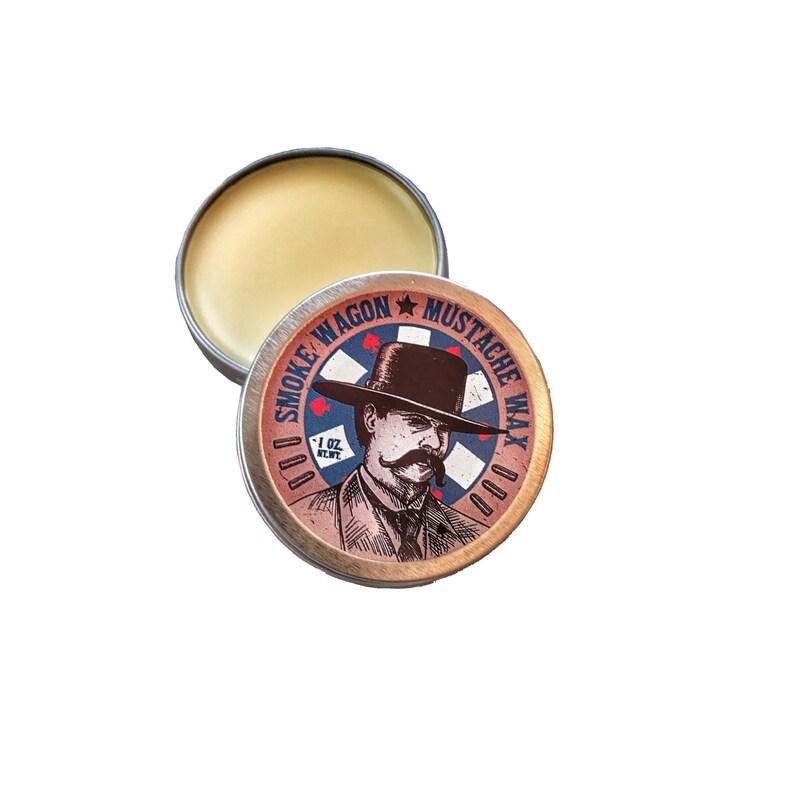 Organic Mustache Wax Strong Stache Wax For Men Strong Hold Etsy