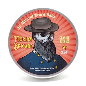 Organic Beard Balm: Florida Seaside Citrus Scent - 2oz