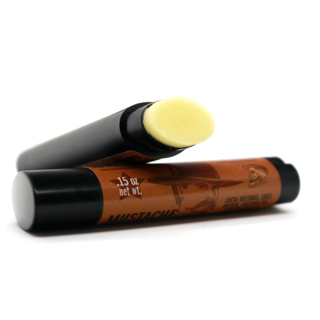 Organic Mustache Wax Stick, Strong Stache Wax for Men, Strong Hold