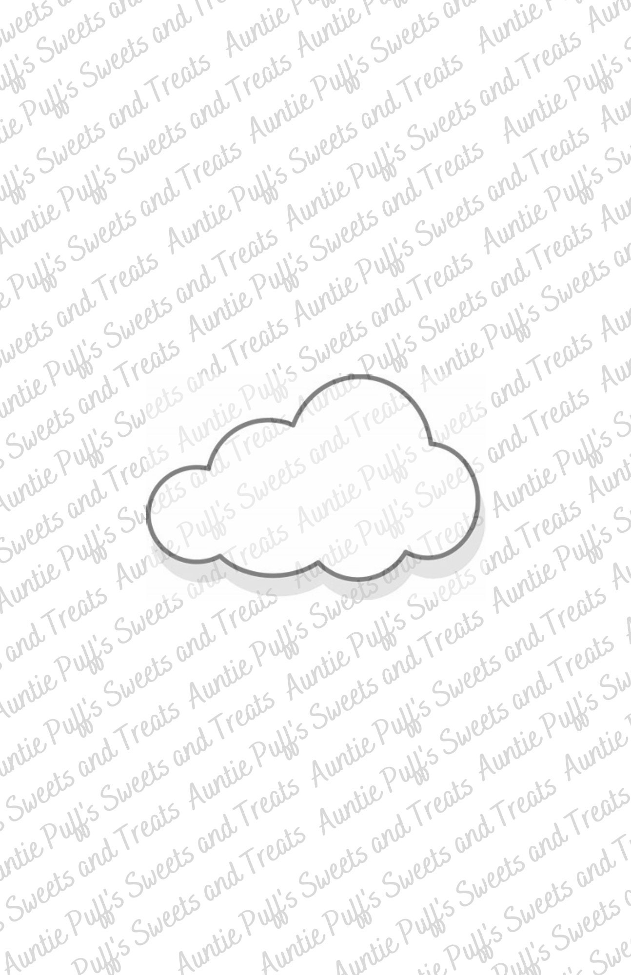 Cloud Cookie Cutter STL File - Etsy