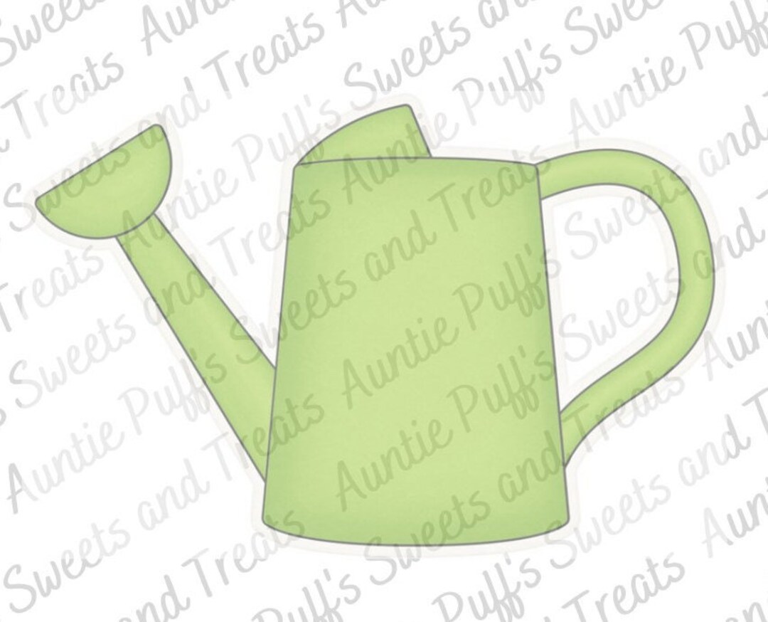 Watering Can Cookie Cutter Etsy