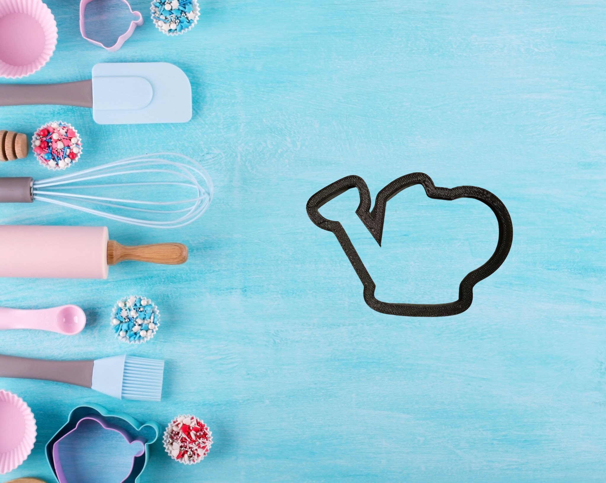 Watering Can Cookie Cutter Etsy