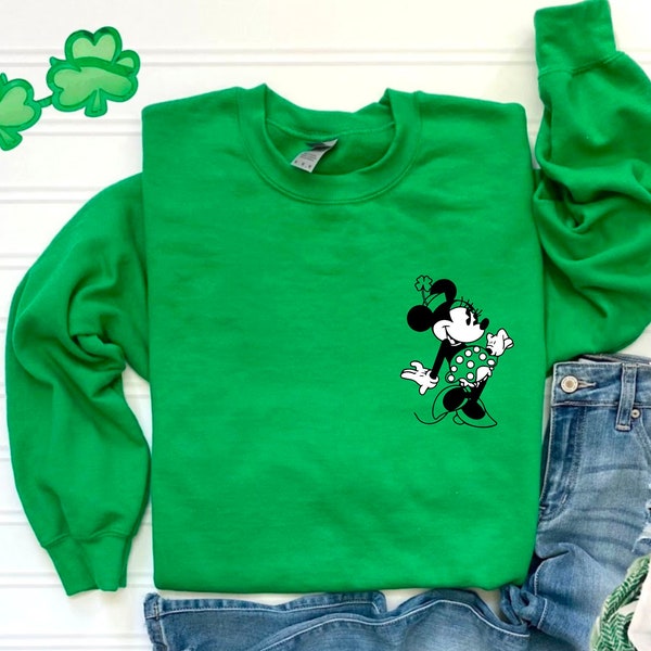 Disney St Patricks Day Shirt, Shamrock Minnie, St Patricks Day Minnie Shirt, Disney St Patricks Day Shirt, Lucky Minnie Shirt, Shamrock