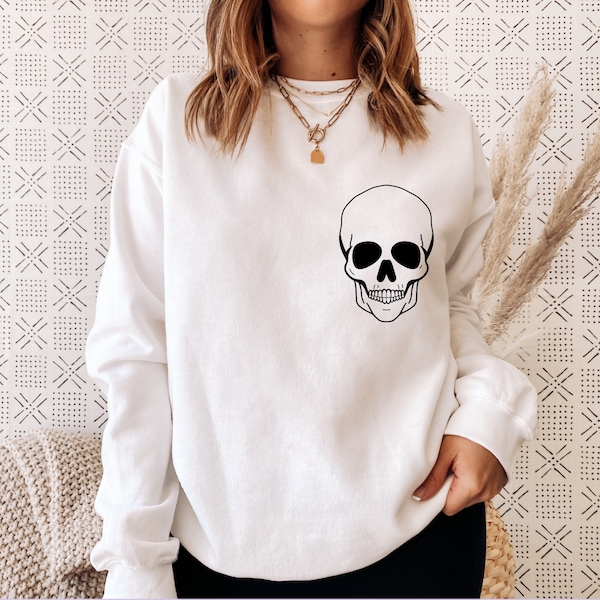 Skull Sweater - Etsy