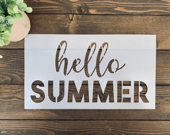 Summer Stencils Etsy