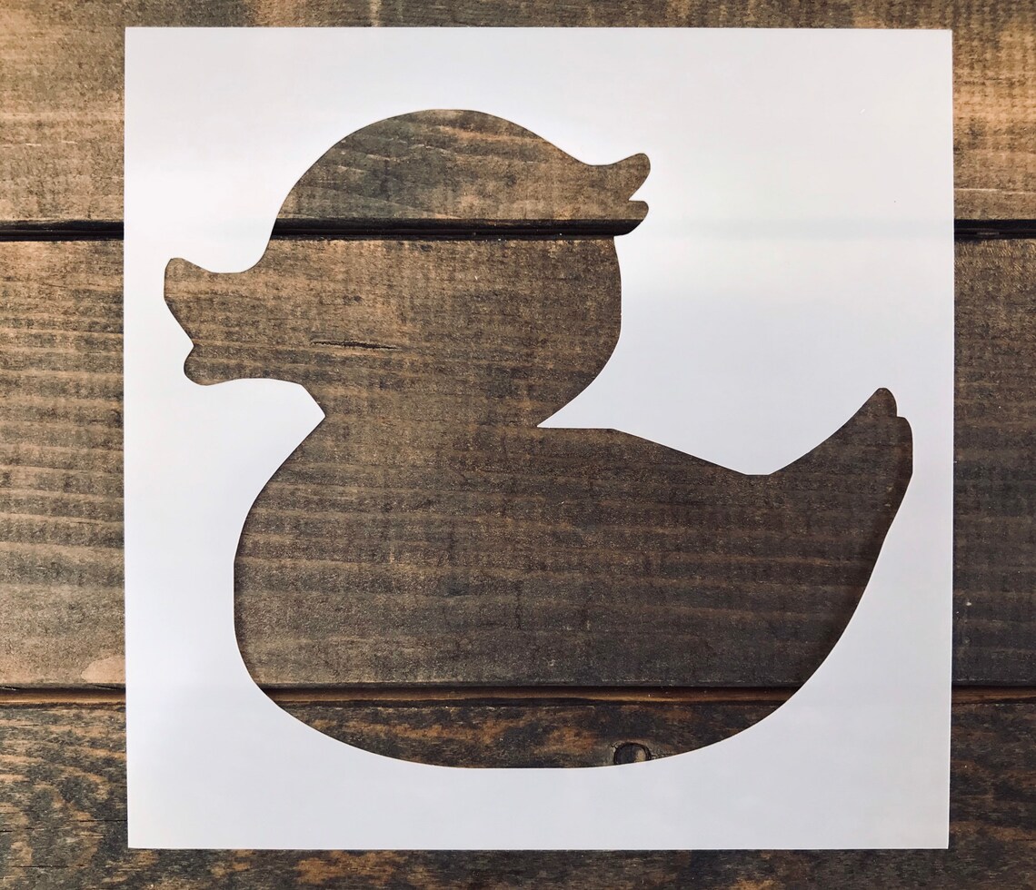 Stencil Duck Stencil Rubber Duck Stencil Cute Duck Stencil | Etsy