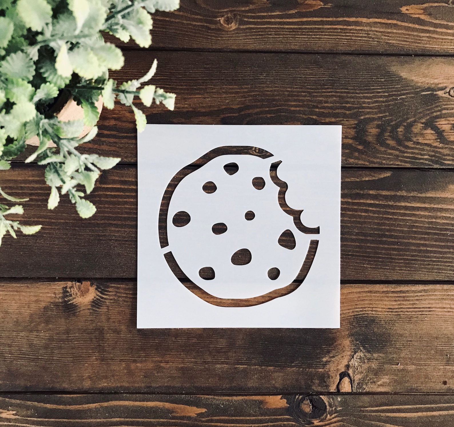 Stencil Reusable Cookie Stencil Chocolate Chip Cookie Etsy Israel
