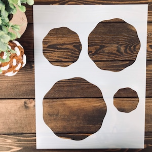 Stencil, Reusable Snowball Stencil, Snowball Stencil, Winter Stencil, Christmas Stencil, Holiday Stencil, Snow Stencil, DIY Snowball