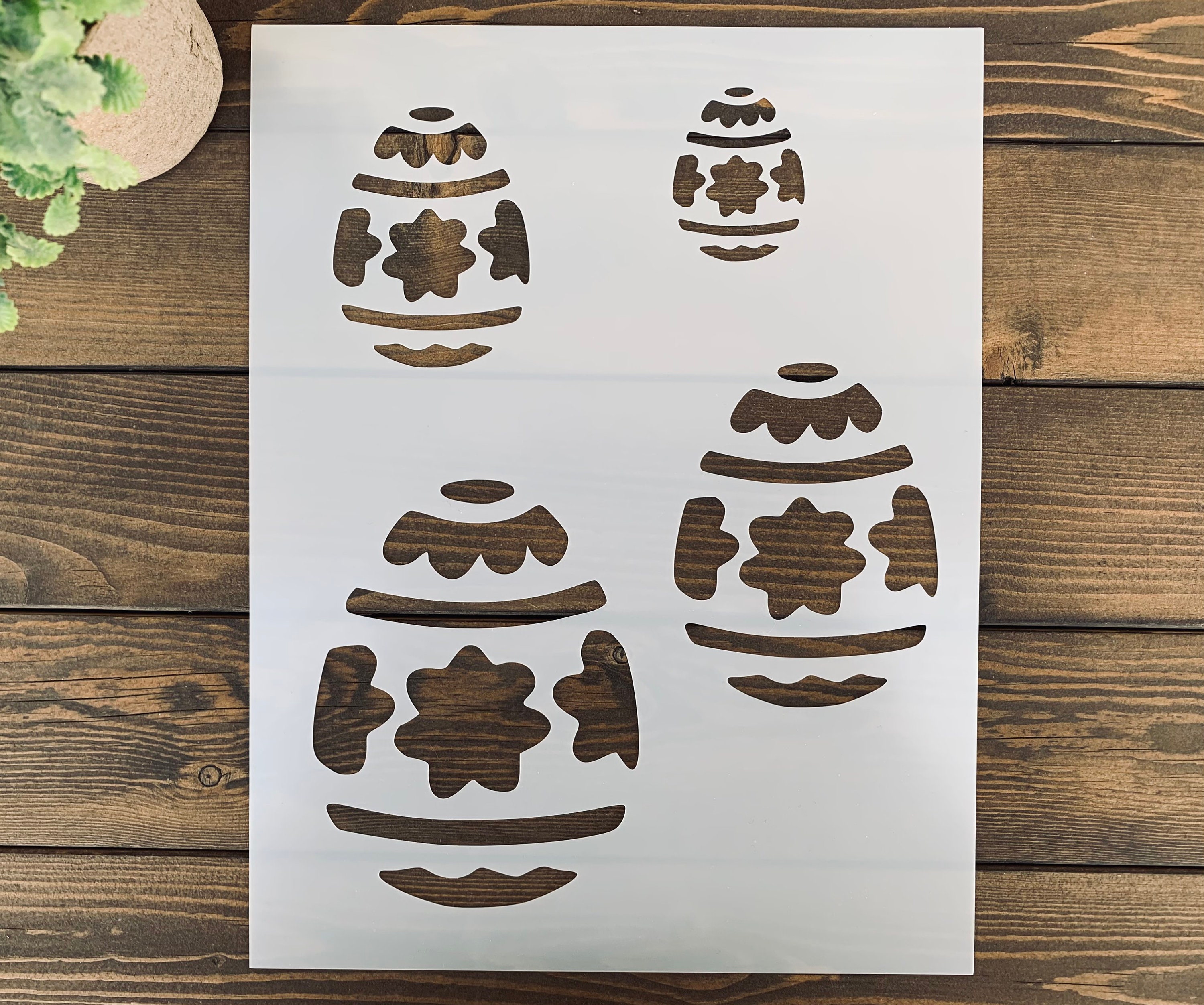 Stencil Reusable Egg Stencil Easter Egg Stencil Easter Etsy