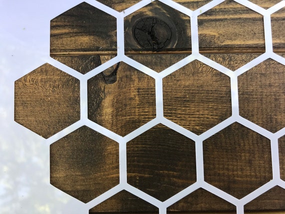 Honeycomb Stencil - Sticky Stencil - CANDE SHOP
