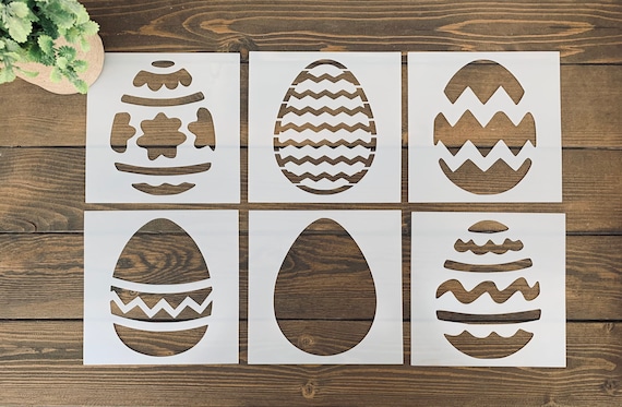 Stencil, Easter Egg Stencil Bundle, Easter Egg Stencil, Egg Stencil, Easter  Stencil, Easter Themed Stencil 