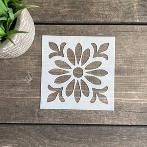 Reusable Tile Stencil,Decorative Tile Stencil, Floor Tile Stencil, Tile Stencil For Painting, Tile Stencils, Mexican Tile Stencil
