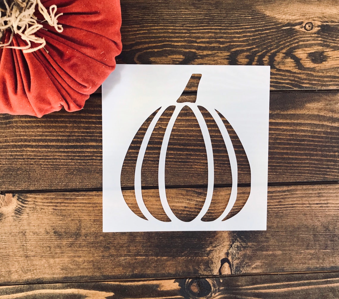 Stencil Gourd Stencil Fall Stencil DIY Gourd Gift For Etsy