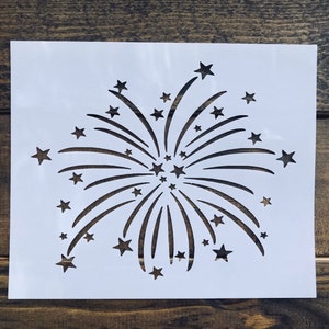 4th of July Stencil, Forth of July Stencils, Summer Time Stencils ...