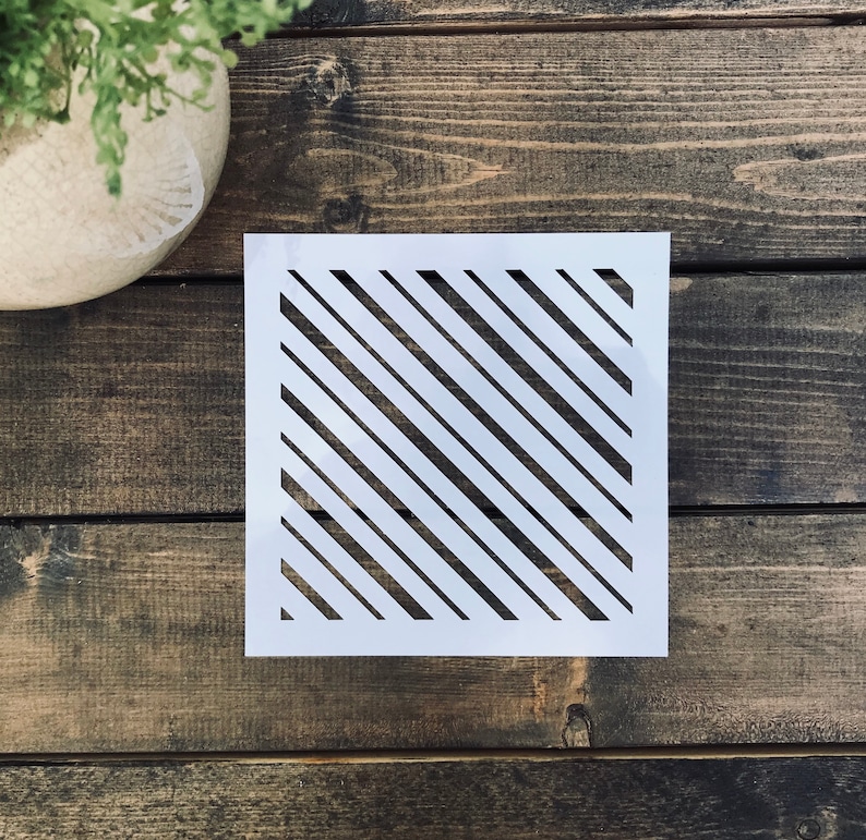 Stencil For Painting Candy Cane Stripes Stencil Stripes Stencil Gift For Baker Cookie Stencil Christmas Cookie Stencil Stencil