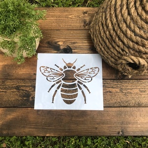 Reusable Bee Stencil, Bee Stencil, Springtime Stencil, Bumblebee Stencil, Stencils for wood signs, Stencils for painting