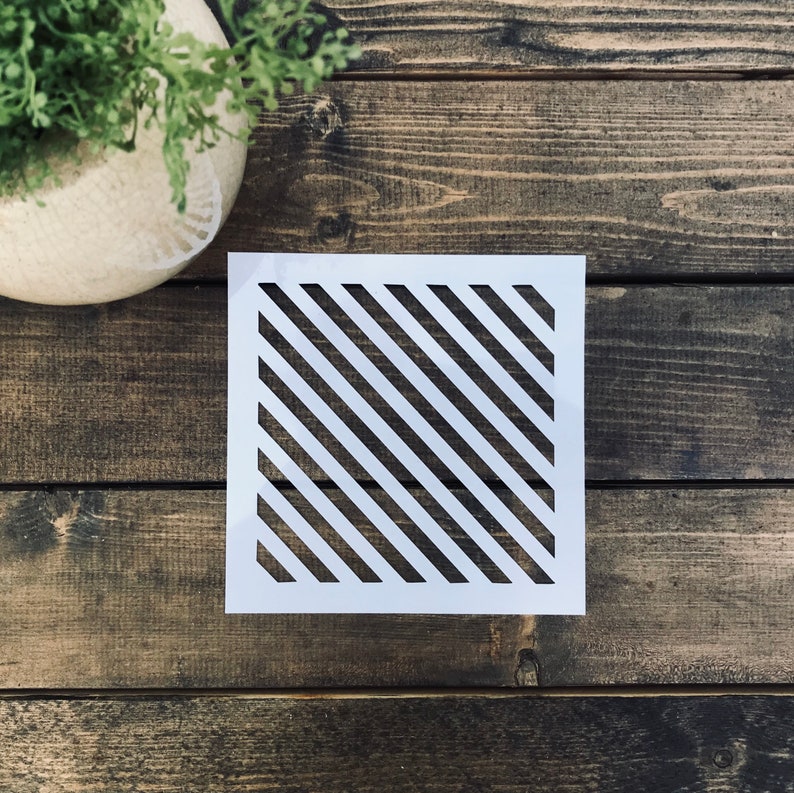 Stencil Stripes Stencil Bundle Straight Line Stencil Etsy
