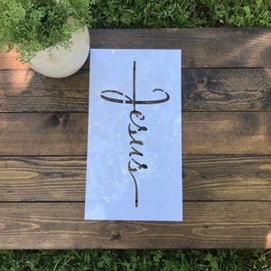 Jesus Cross Stencil (Reusable)
