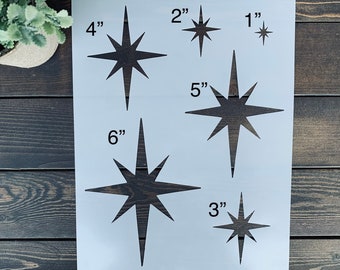 Stencil, Reusable Bethlehem Star Stencil, Stencil, Star Stencil, Christmas Star Stencil, Holiday Stencil, Christmas Stencil,Kids Crafts