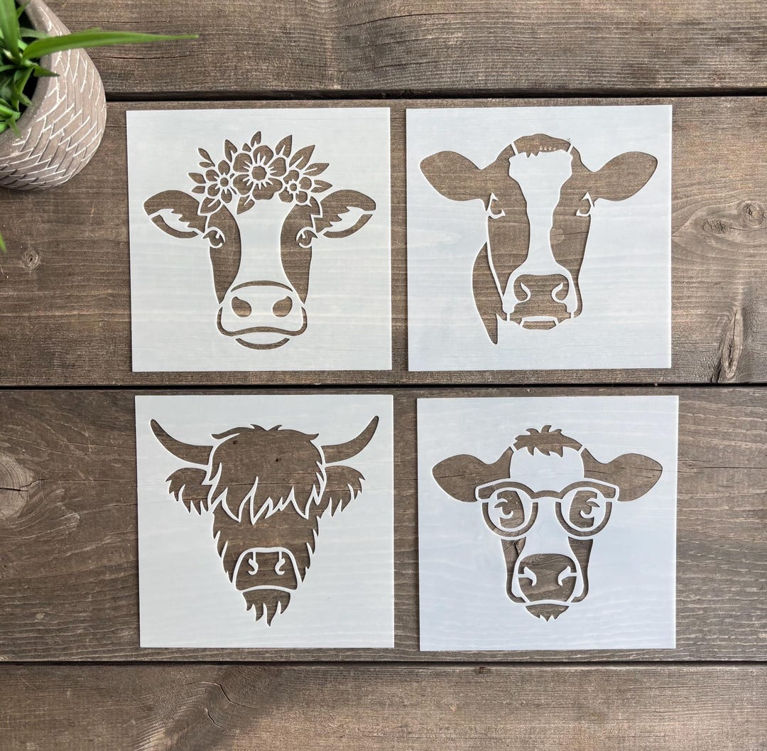 cow-face-stencil-bundle-farmhouse-animal-stencils-for-painting-wood