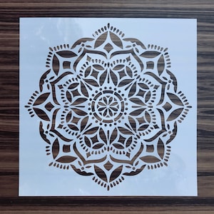 Karma Mandala Stencil | Home Decor Stencil |Mandala Stencil For Painting | Mandala Craft Stencil | Mandala Design | DIY Mandala Craft