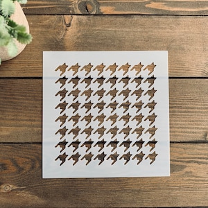 Stencil, Houndstooth Pattern Stencil, Houndstooth Stencil, Houndstooth Background Template, Cookie Stencil,  Houndstooth Stencil Pattern