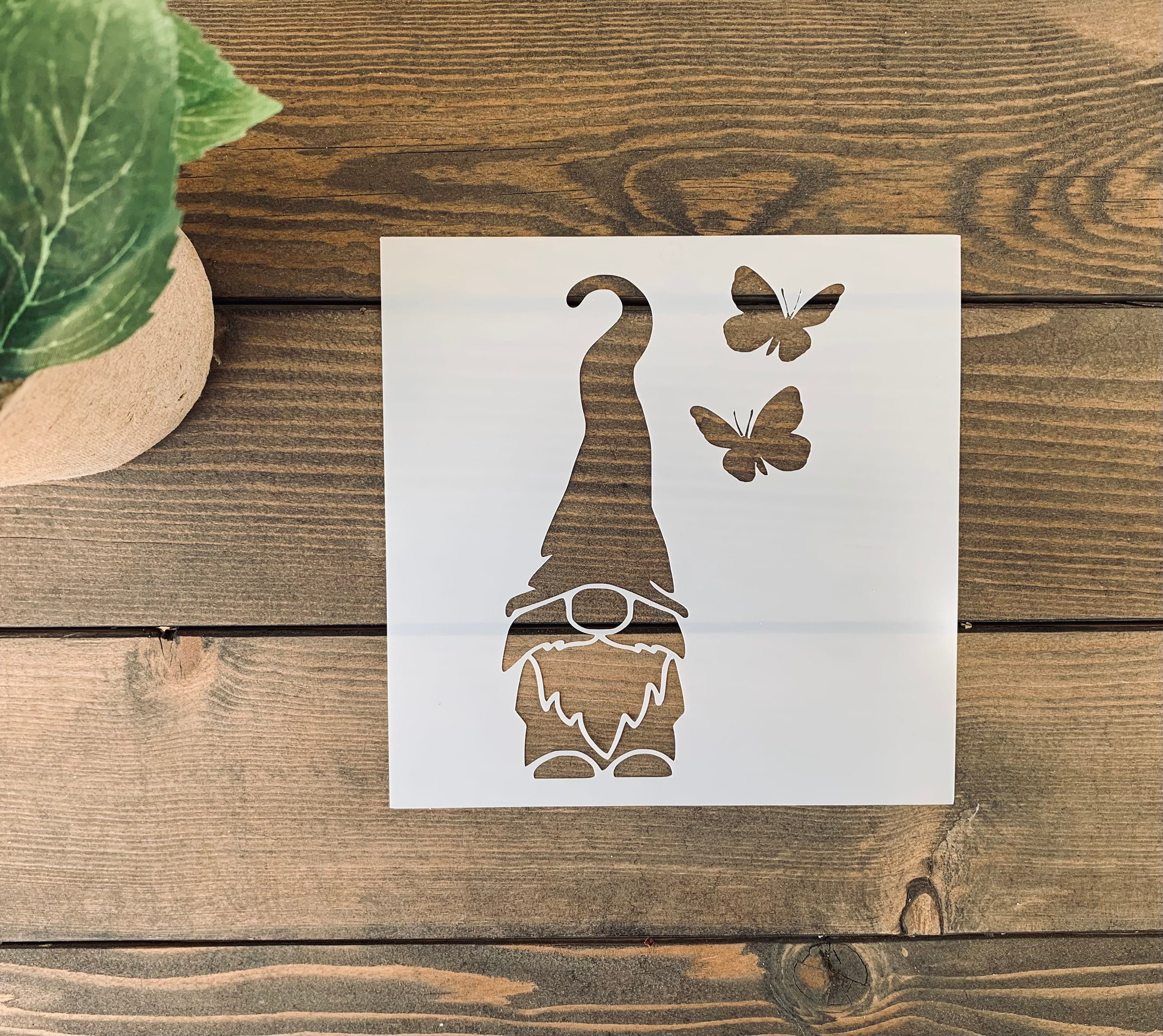 Stencil Gnome Stencil Garden Stencil Gnome Sign Gnome Etsy Ireland