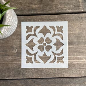 Reusable Tile Stencil,Decorative Tile Stencil, Floor Tile Stencil, Tile Stencil For Painting, Tile Stencils, Mexican Tile Stencil