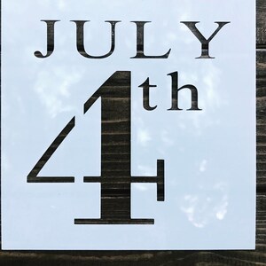 4th of July Stencil, Forth of July Stencils, Summer Time Stencils ...