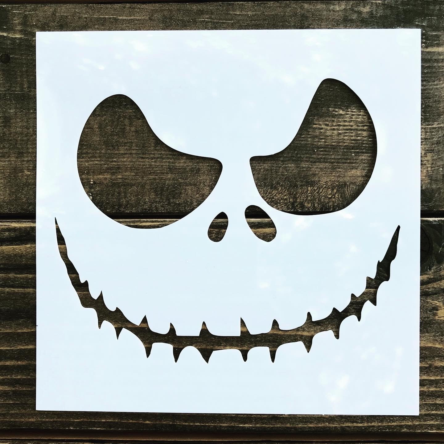 Jack O Lanterns Face Stencils, Halloween Stencil, Pumpkin Face Stencil ...
