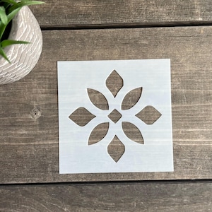 Reusable Tile Stencil,Decorative Tile Stencil, Floor Tile Stencil, Tile Stencil For Painting, Tile Stencils, Mexican Tile Stencil