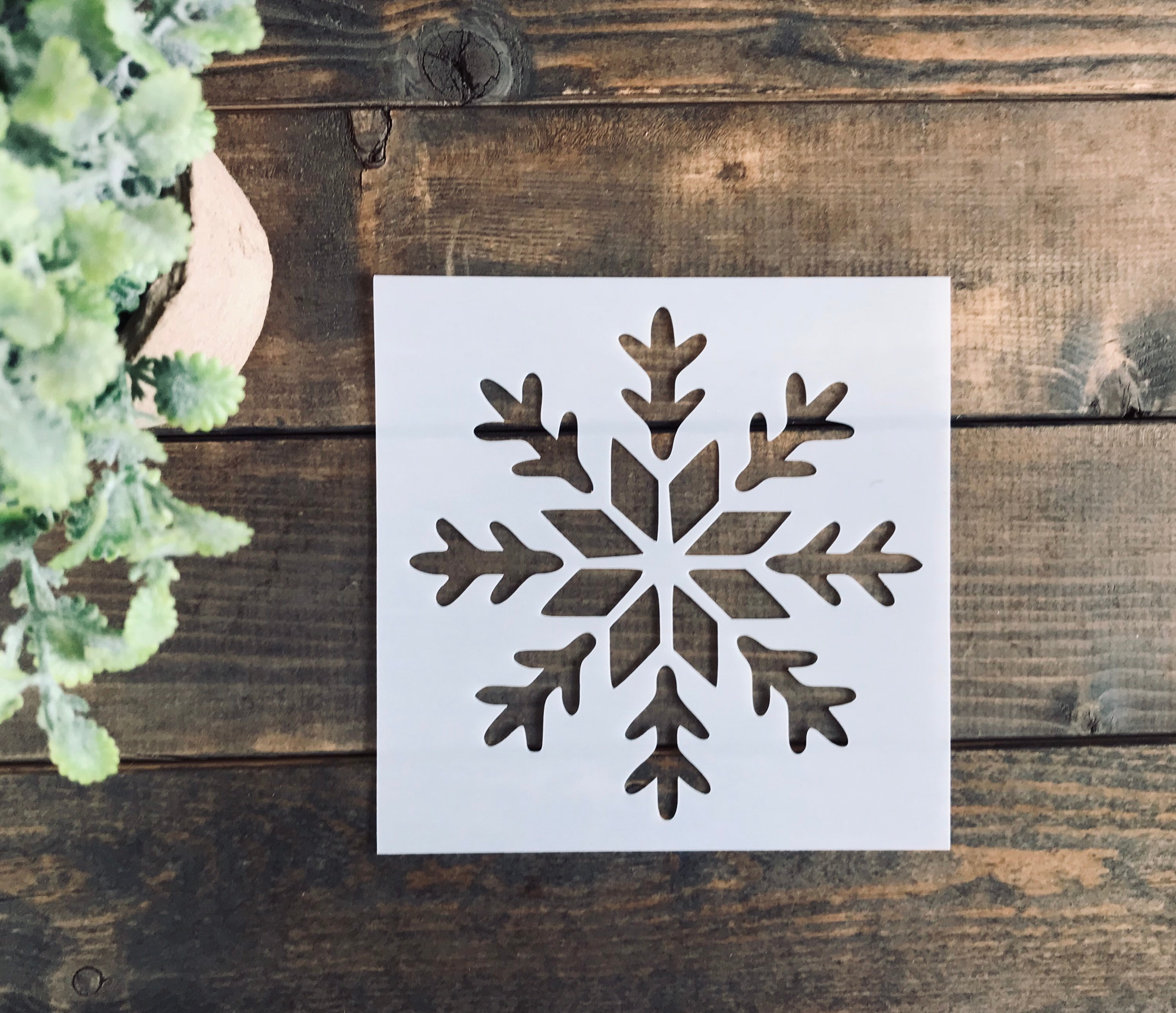 Stencil Reusable Snowflake Stencil Bundle Snowflake Stencil - Etsy