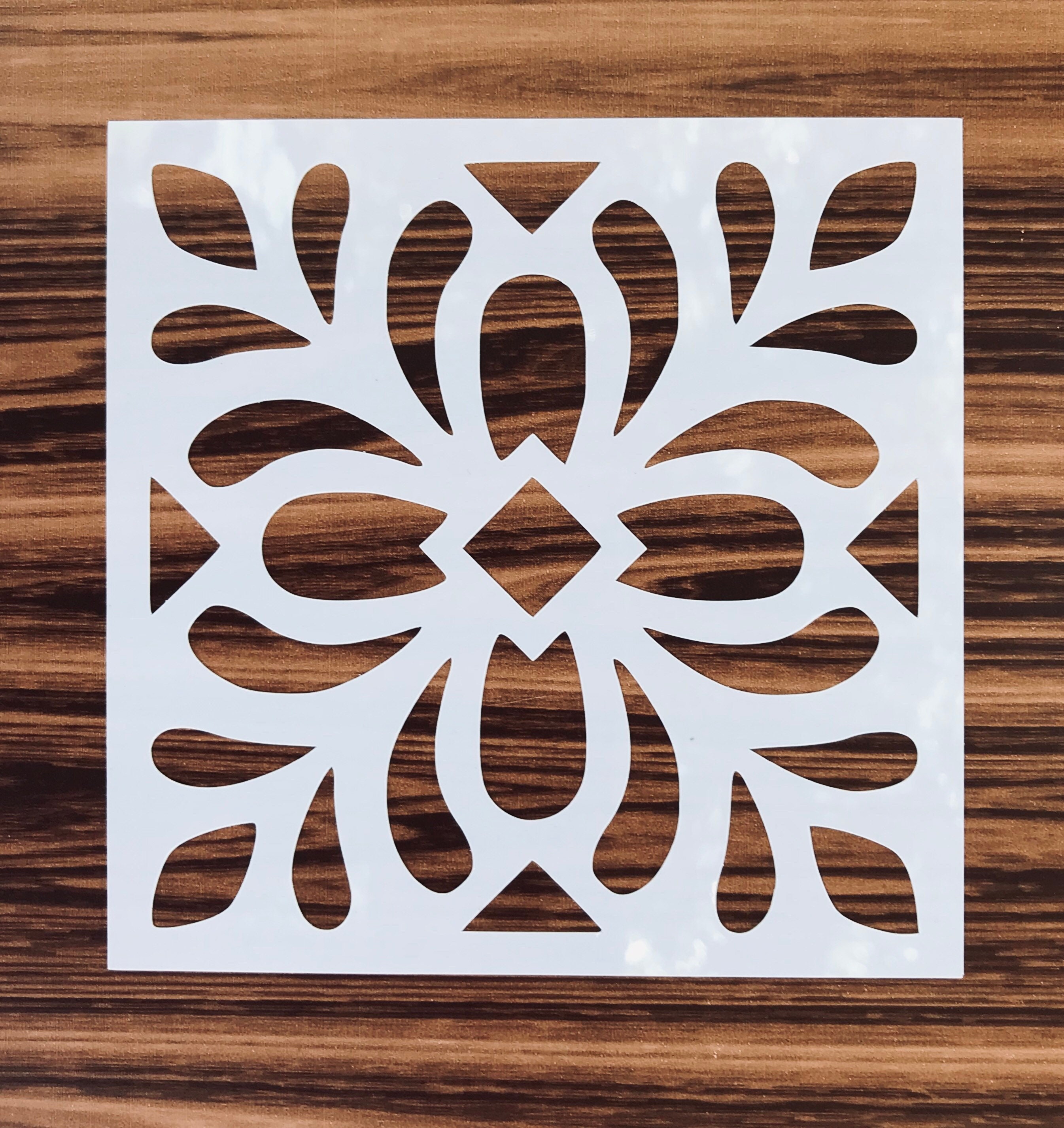 Reusable Tile StencilDecorative Tile Stencil Floor Tile Etsy