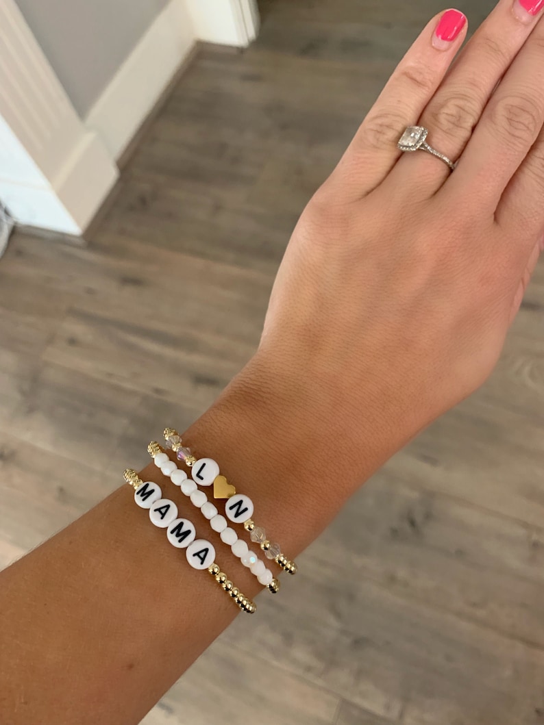 mama bracelet stack