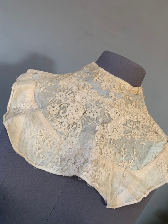 Antique Lace Collar - image 4